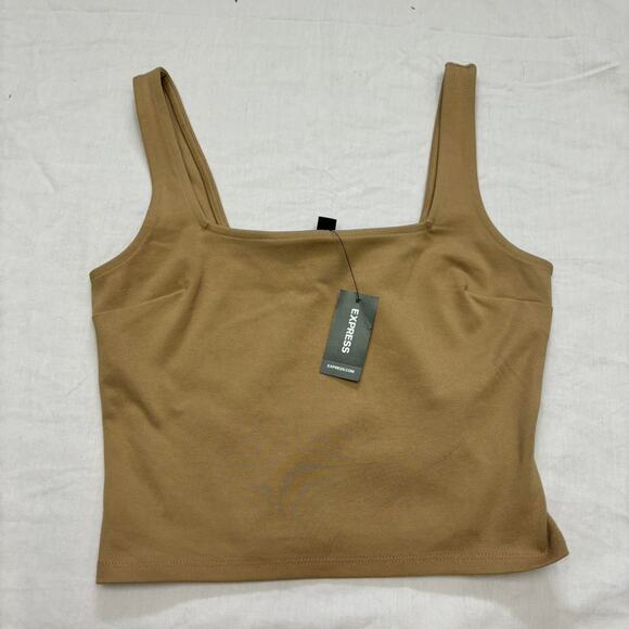 Express brown sleeveless top new with tags - Picture 1 of 7